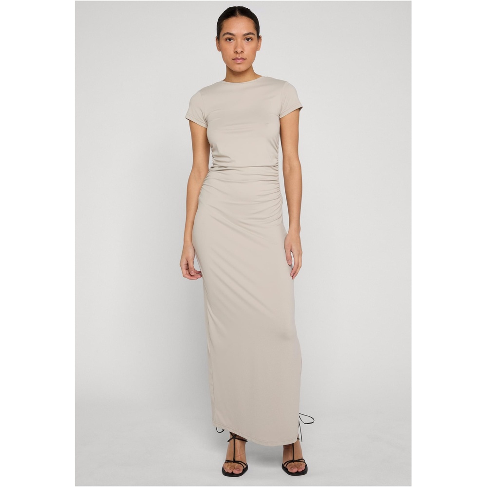 Urban Classics - Stretch Jersey Maxi lange jurk - Grijs